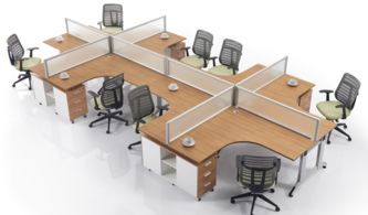 图 北京员工桌椅定做办公工位隔断定做 北京办公用品